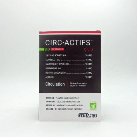 SYNACTIFS CIRCACTIFS BIO Boite de 30 Gélules