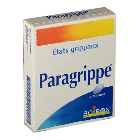 PARAGRIPPE Boiron boite de 60 comprimés