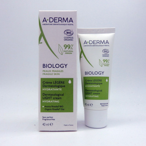 BIOLOGY CREME LEGERE A-Derma 40 ml