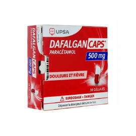 DAFALGANCAPS UPSA 500mg 16 gélules