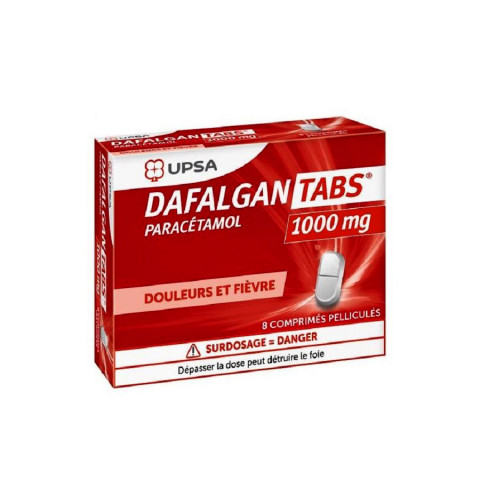 DAFALGANTABS UPSA 1000 mg 8 comprimés