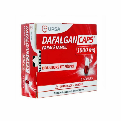 DAFALGANCAPS UPSA 1000mg 8 gélules