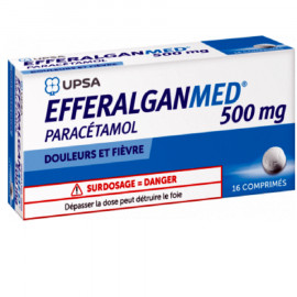 EFFERALGAN UPSA 500 mg Boite de 16 comprimés