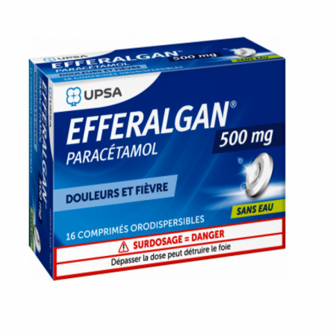 EFFERALGAN UPSA 500mg 16 comprimés orodispersibles