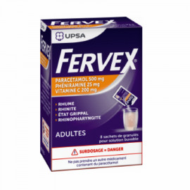 FERVEX UPSA adulte 8 sachets