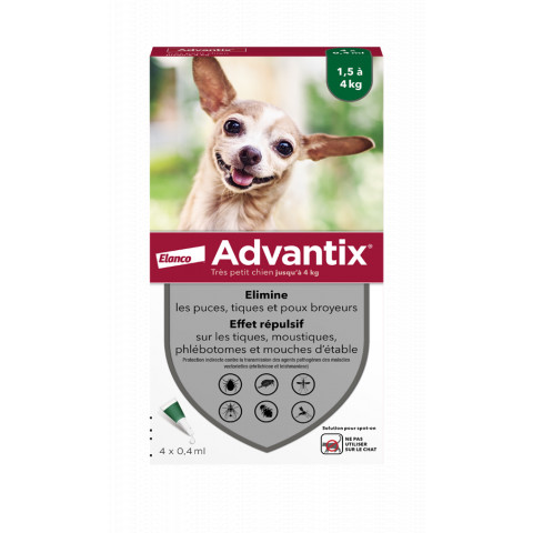 ADVANTIX TRES PETIT CHIEN antiparasites externes