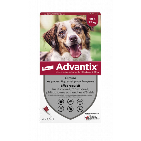 ADVANTIX MOYEN CHIEN Antiparasitaire externe