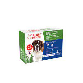 PERFIKAN CHIEN spot on très grand chien 40-60 KG boite de 4 pipettes