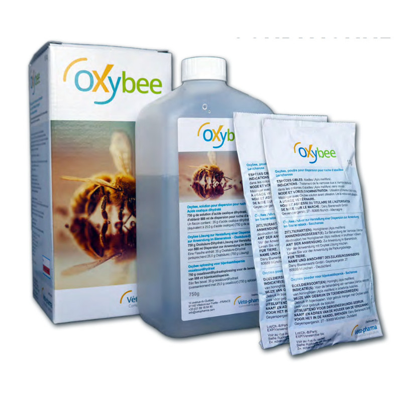 OXYBEE Poudre et solution pour ruches 1000 g