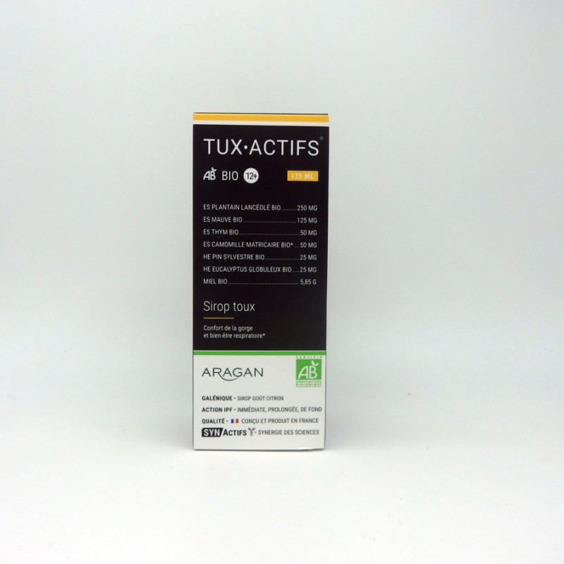 ARAGAN SYNACTIFS  TUXACTIFS 12+ Sirop 125 mL