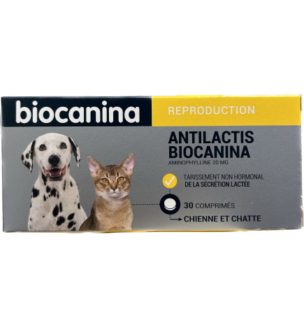 ANTILAITEUX Biocanina Boite de 30 comprimés