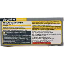 ANTILAITEUX Biocanina Boite de 30 comprimés