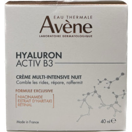 CREME MULTI-INTENSIVE NUIT - HYALURON ACTIV B3 - AVENE - 40mL