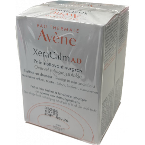 PAIN NETTOYANT SURGRAS - XERACALM - AVENE - 2x100g