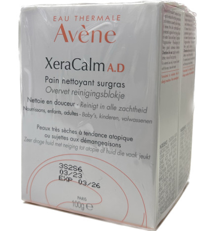 PAIN NETTOYANT SURGRAS - XERACALM - AVENE - 2x100g