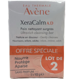 PAIN NETTOYANT SURGRAS - XERACALM - AVENE - 2x100g