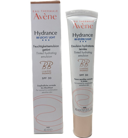 EMULSION HYDRATANTE BB-LEGERE SPF 30 - HYDRANCE - AVENE - 40mL
