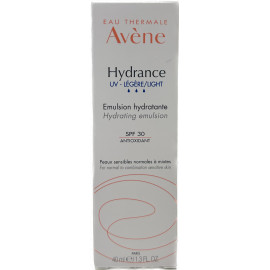 EMULSION HYDRATANTE LEGERE SPF 30 - HYDRANCE - AVENE - 40mL
