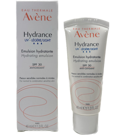 EMULSION HYDRATANTE LEGERE SPF 30 - HYDRANCE - AVENE - 40mL