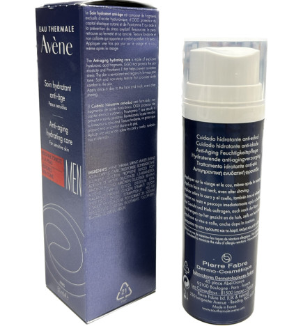 SOIN HYDRATANT ANTI-AGE - MEN - AVENE - 50mL