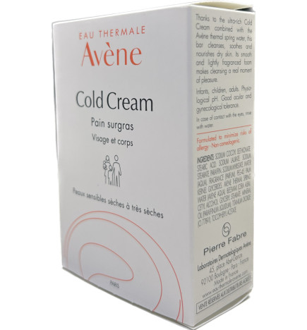PAIN SURGRAS - COLD CREAM - AVENE - 100g