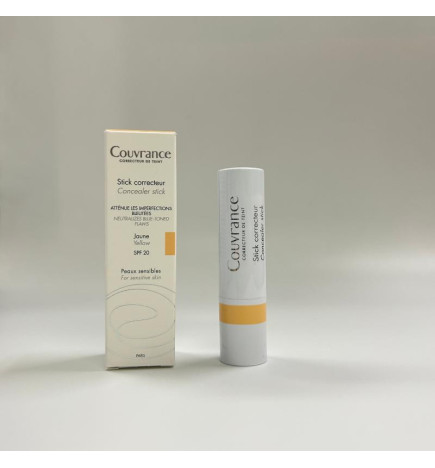 STICK CORRECTEUR JAUNE - COUVRANCE - AVENE - 4g