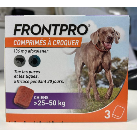 FRONTPRO CHIENS 25-50KG BOITE 3 CP