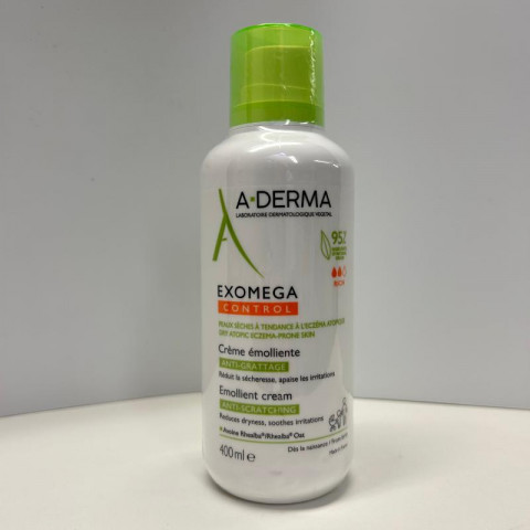 CREME EMOLLIENTE - EXOMEGA CONTROL - A-DERMA - 400mL