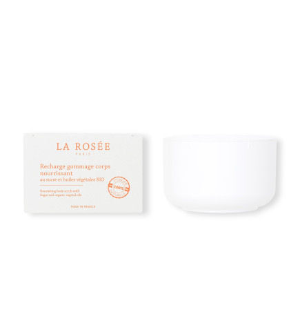 GOMMAGE CORPS NOURRISSANT - RECHARGEABLE - LA ROSEE