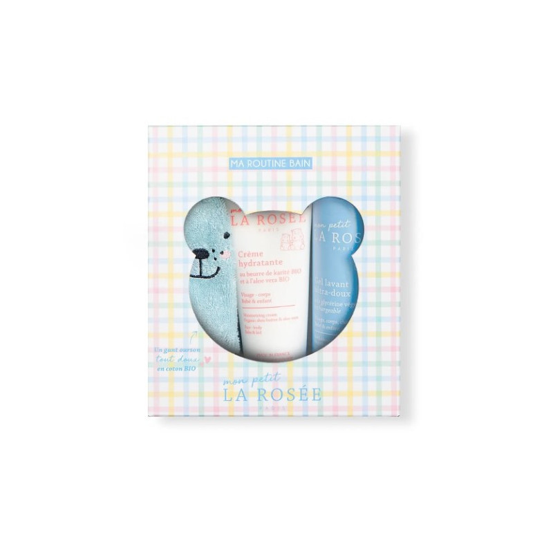 COFFRET ROUTINE BAIN MON PETIT LA ROSEE COFFRET ROUTINE BAIN MON PETIT LA ROSEE