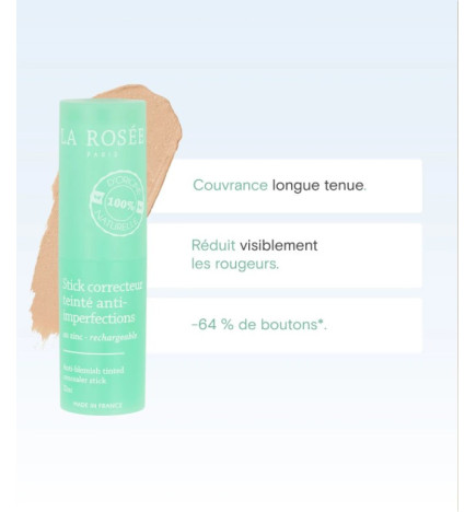 STICK CORRECTEUR TEINTE ANTI-IMPERFECT LA ROSEE