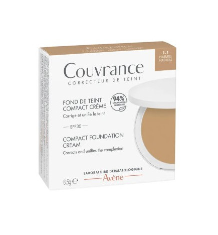 CREME DE TEINT COMPACTE NATUREL - COUVRANCE - AVENE