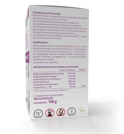 PERLE DE PEAU HYDRATANT 180 gélules