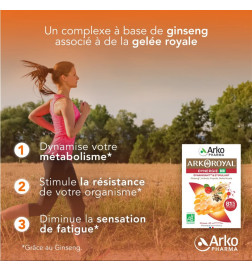ARKOROYAL DYNERGIE  stimule les défenses natuelles