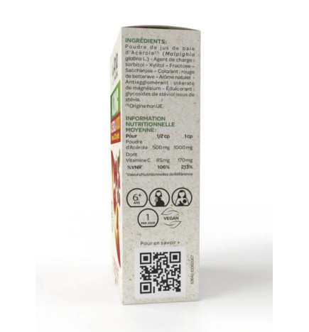 AZINC VEGETAL ACEROLA 1000 CPR30X2