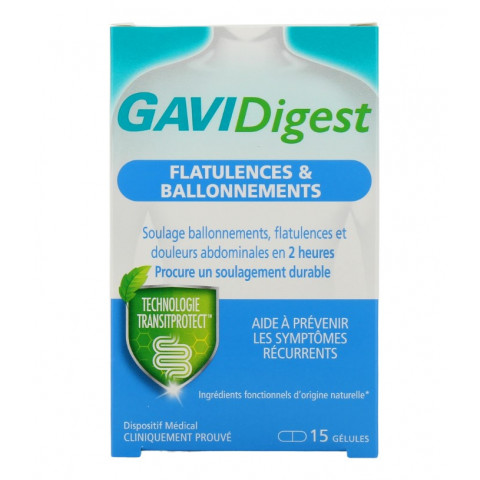 GAVIDIGEST BALLONNEMENTS 15 GELULES