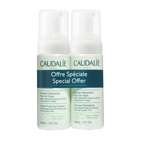 CAUDALIE VINOCLEAN DUO MOUSS NETT FLEUR VIGNE