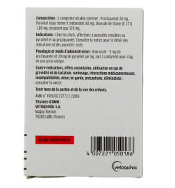 DRONTAL CHAT comprimés boite de 4