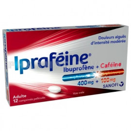 IPRAFEINE 400mg/100mg Cpr pell Plq/12