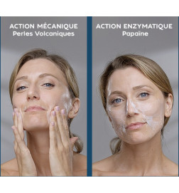 Routine beauté peau sensible gommage visage Unifarco effet peau lisse et éclatante