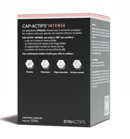 CAPACTIFS  SYNActifs P.S.C CHEVEUX ET ONGLES 120 GELULES