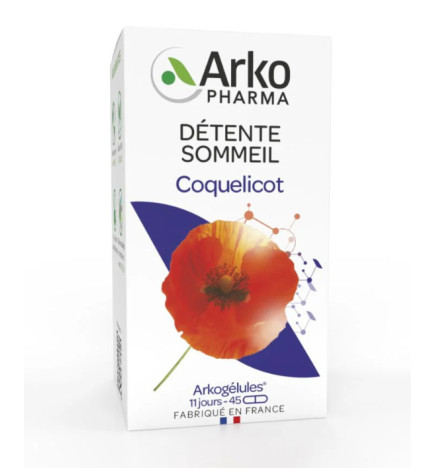 ARKOGELULES COQUELICOT détente et sommeil