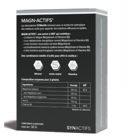 ARAGAN MAGNACTIFS SYNactifs 60 gélules