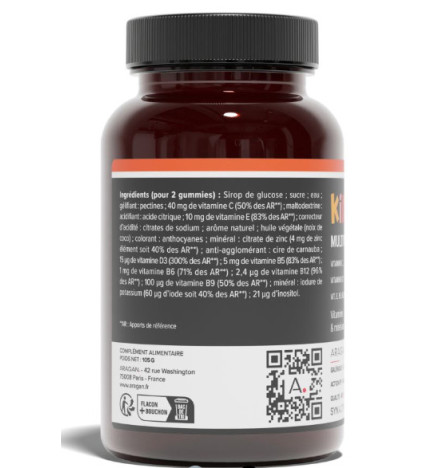 ARAGAN SYNACTIFS KIDACTIFS Multivitamines 30 gummies