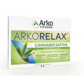 ARKORELAX CANNABIS SATIVA Boite de 30 comprimés