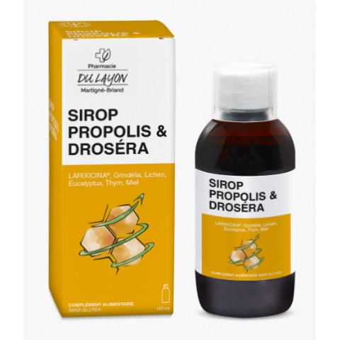 SIROP PROPOLIS  DROSERA fluidifie les secrétions bronchiques