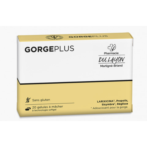 GORGE PLUS  CAPSULES La Pharmacie du Layon