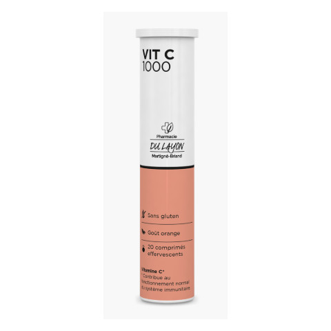 LA PHARMACIE DU LAYON Vit C 1000 20 comprimés effervescents