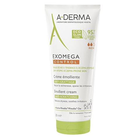 CREME EMOLLIENTE - EXOMEGA CONTROL - A-DERMA - 200mL