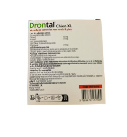 DRONTAL XL GRAND CHIEN Boite de 2 comprimés appétents